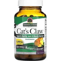 Котячий кіготь Nature's Answer Cat's Claw 1350 мг 90 вегетаріанських капсул