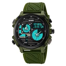 Наручний годинник чоловічий 2202PAG Army Green Skmei acs0030150 - мініатюра 2