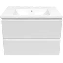 Тумба підвісна Volle Leon 2.0 з умивальником 60 см Білий 1915.306101 Білий