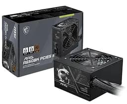 Блок живлення MSI MAG 650W PCIE5 (MAG A650BN PCIE5 II) - мініатюра 4