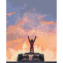 Картина за номерами на підрамнику Brushme Червоний лідер