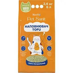 Наповнювач ModeS Tofu PetSanit зелений чай 2.6 кг
