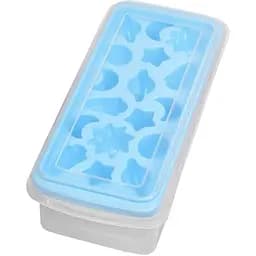 Форма для льоду Stenson R92457 з контейнером блакитна (35506)