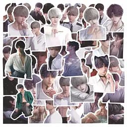 Стікерпак набір наліпок GeekLand Love and Deepspace 50 штук