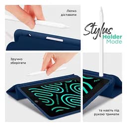 Чохол-книжка Gum Stylus для планшета Lenovo Tab P11 2nd Gen TB-350 FU/TB-350XU Синій - мініатюра 6