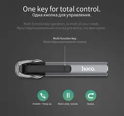 Бездротова Bluetooth-гарнітура Hoco E21 Grey - мініатюра 8