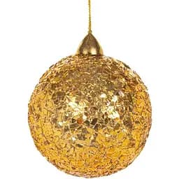 Украшение декоративное Elendekor шар 8 см золото (877-117)