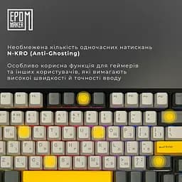 Клавіатура Epomaker AK820 Pro Gift Switch Black механічна бездротова (AK820-PRO-B-G)  - мініатюра 12