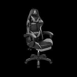 Крісло геймерське Kruger & Matz GX-150 з підставкою для ніг Black/Grey - мініатюра 8
