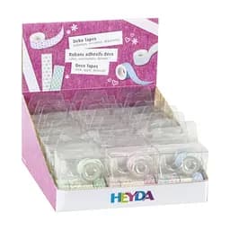 Дисплей з паперовими скотчами пастельні кольори