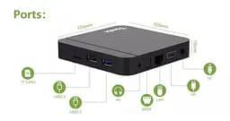 Смарт-ТВ-приставка Android SmartTV Box Tanix W2 2/16 GB - мініатюра 2