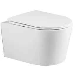 Унитаз подвесной Mixxus Bevel-0302-T3 520x360x365 мм, система смыва Tornado 3.0 MI6705, Белый