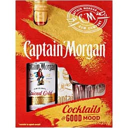 Уцінка. Алкогольний напій Captain Morgan Spiced Gold 35% 0.7 л + склянка - мініатюра 5