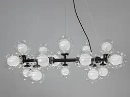 Люстра у стилі Loft бульбашки LQ7061/25BK - мініатюра 2