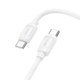Кабель Hoco Type-C to Type-C Surpass charging data cable X115 1 м 60W/3A - мініатюра 3
