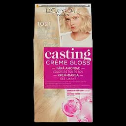 Краска-уход для волос без аммиака L'Oreal Paris Casting Creme Gloss оттенок 1021 светло-светло-русый перламутровый 120 мл (A5776976)