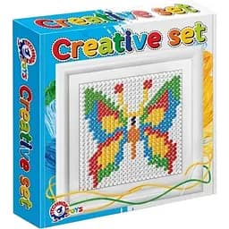 Набор для детского творчества ТехноК Вышиваночка Бабочка 3527-8TXK