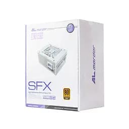 Блок живлення ALmordor 750 Вт SFX, White, модульний, 80+ Gold, ATX3.1, Active PFC, 80 мм, 4xMolex / 8xSATA / 3x6+2-pin / 1x16-pin / 2x4+4-pin / 1x20+4-pin, FanStop (ALSFX750WH31) - мініатюра 4