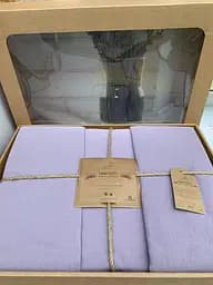 Комплект постільної білизни Limasso Standart Naturel Violet Євро Різнобарвний 000230266 - мініатюра 3