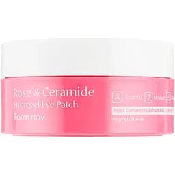 Гідрогелеві патчі для очей FarmStay Rose and Ceramide, 60 шт.