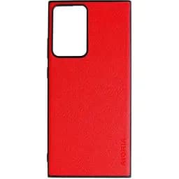 Чохол Aioria Cross Pattern Case для Samsung Galaxy Note 20 Ultra Red