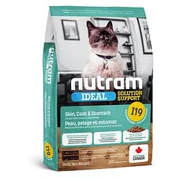 Корм холістик Nutram Ideal Solution Support Skin Coat Stomach 20 кг для котів з чутливим харчом