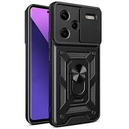 Чехол Ummi Camshield Serge Ring для Xiaomi Redmi Note 13 Pro+ Черный / Black
