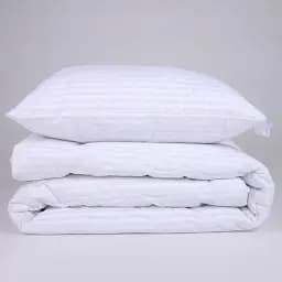 Набір MirSon №1136 Сolor Fun Line Stripe White Bamboo 200 х 220 см білий (2200010882025) - мініатюра 4