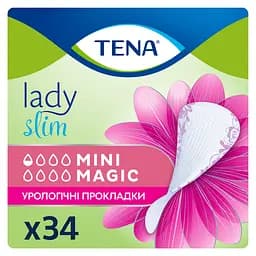 Урологічні прокладки Tena Lady Slim Mini Magic 0.5 крапель 34 шт.