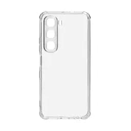 Прозрачный чехол для Infinix Hot 60 5G с защитой камеры и усиленными бортами, тонкий, силиконовый, бесцветный, ударостойкий, противоударный бампер c закрытой камерой, ArmorStandart (ARM87217)