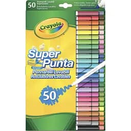 Набор фломастеров Crayola Supertips Washable 50 шт. (7555)