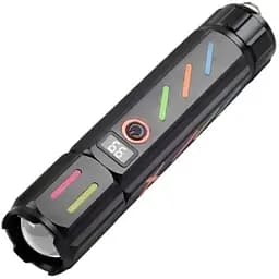 Ліхтар ручний з флуоресцентним забарвленням 530 білий лазерний світлодідод PM30-TG zoom Power Bank Чорний