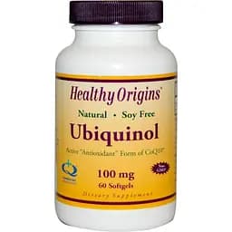 Убихинол Healthy Origins Ubiquinol 100 мг 30 желатиновых капсул