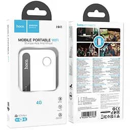 Портативний модем WiFi роутер Hoco HI41 150Mbps (Micro SIM) 2100 mAh White - мініатюра 6
