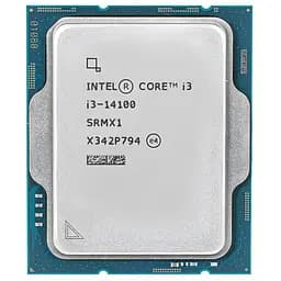 Процессор Intel Core i3 14100 (CM8071505092206) (Socket 1700, 8T, 4.7 ГГц, Tray)