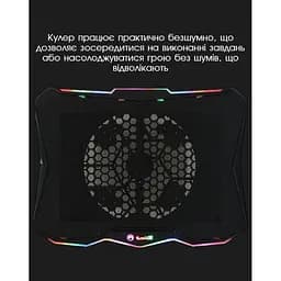 Підставка охолоджуюча для ноутбука Marvo Scorpion чорна - мініатюра 5