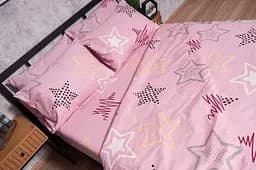 Підковдра Moon&Star Бязь Gold Люкс Alpha Pink King Size 220x240 см - мініатюра 3