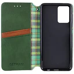 Шкіряний чохол-книжка GETMAN Cubic (PU) для Xiaomi Poco F5 Pro Зелений - мініатюра 3