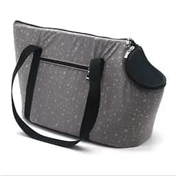 Сумка переноска для тварин Zoo-hunt Берта сіра №0 225х325х270 мм