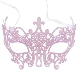 Елочная игрушка MIS LT Маска 18х10 см розовый