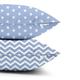 Набір наволочок Cosas Blue Star 50х70 см (SetPillow_StarBlue_ZigZagBlue_50х70) - мініатюра 2