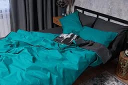 Комплект постільної білизни Moon&Star Бязь Gold Люкс Gray Green Дитячий 110x140 см наволочки 2x40x40 см - мініатюра 5