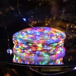Гірлянда Роса нитка 1000 LED довжина 100 м від мережі, мультиколор GarlandoPro 1000L100MWML - мініатюра 15