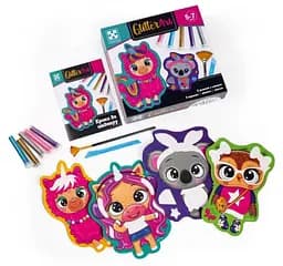 Набор для творчества Glitter Art Блестящие зверьки, Vladi Toys, VT4501-11
