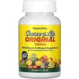 Амінокислота Natures Plus Source of Life Multi-Vitamin & Mineral, 90 таблеток vit0004020