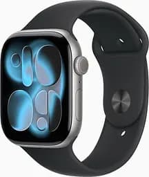 Смарт-годинник Apple Watch Series 11 GPS 46mm Space Grey Alu. Case w. Black S. Band - M/L (MEV44) - мініатюра 2