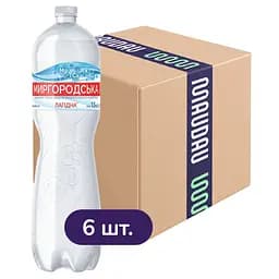 Упаковка мінеральної води Миргородська Лагідна негазована 9 л (1.5 л x 6 шт.)