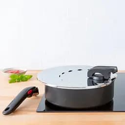 Tefal Кришка із захистом від розбризкування Ingenio 20-28 см нержавіюча сталь пластик - мініатюра 7