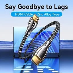 Кабель HDMI M - M, 5.0 м, V2.0, 4K 60Гц, обплетення, Zinc Alloy Type чорний Vention - мініатюра 4