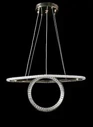 Люстра стельова LED Splendid Ray LF9809/2, 2 лампи, регульована температура світла, золотий метал, сучасний стиль для дому